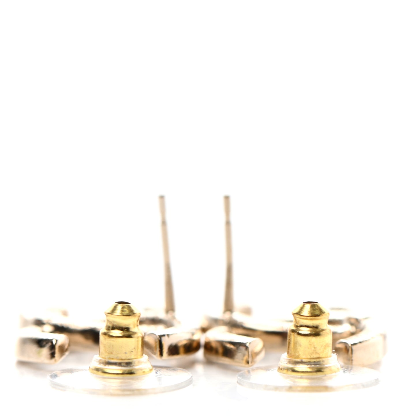 Crystal CC Earrings Gold