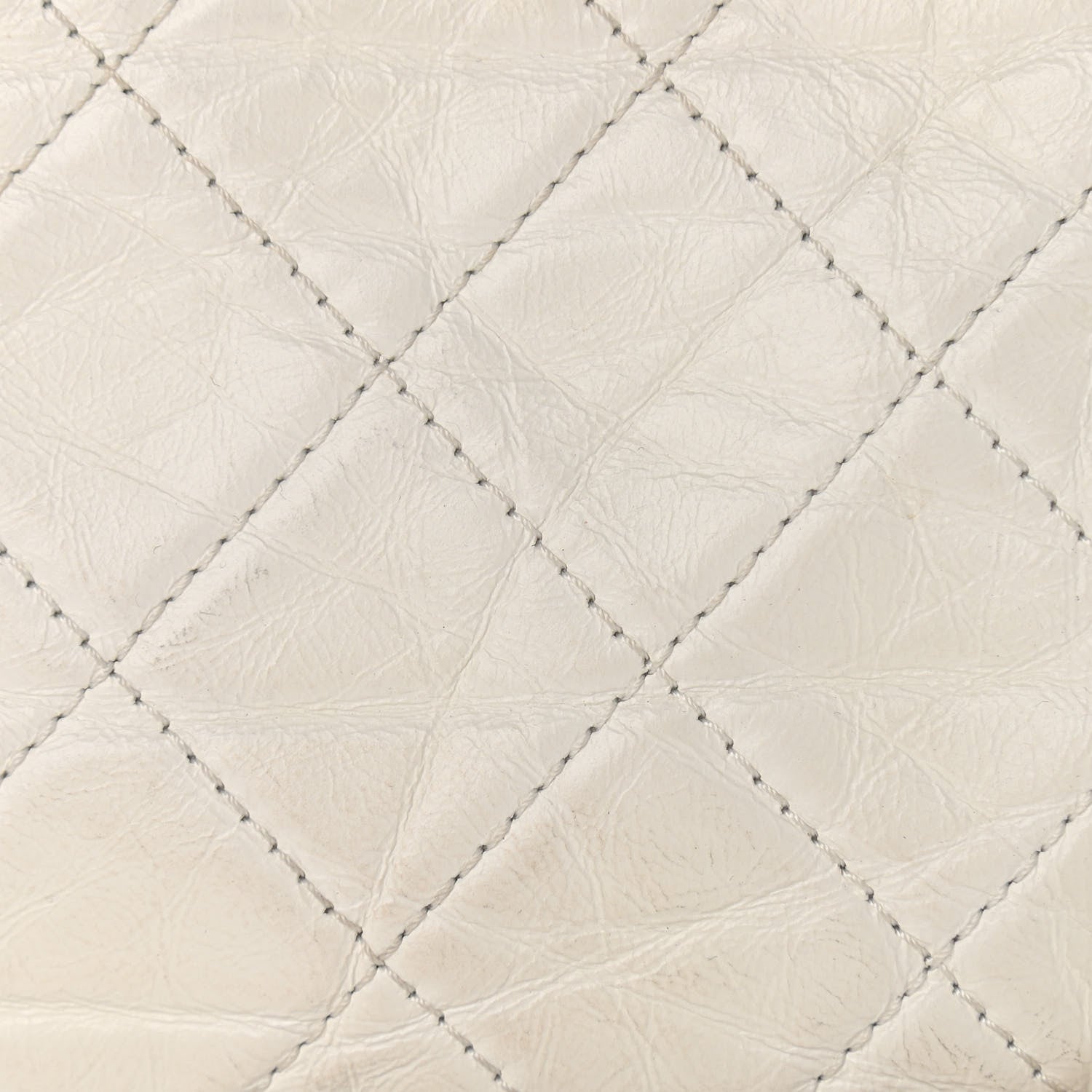 Chanel Aged Calfskin Quilted Large Gabrielle Hobo White 11 of 12