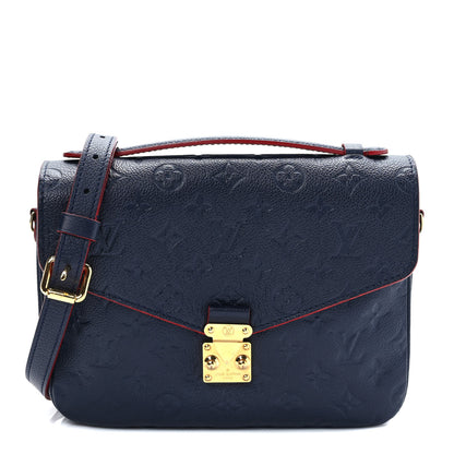 Louis Vuitton Empreinte Pochette Metis Marine Rouge 1 of 9