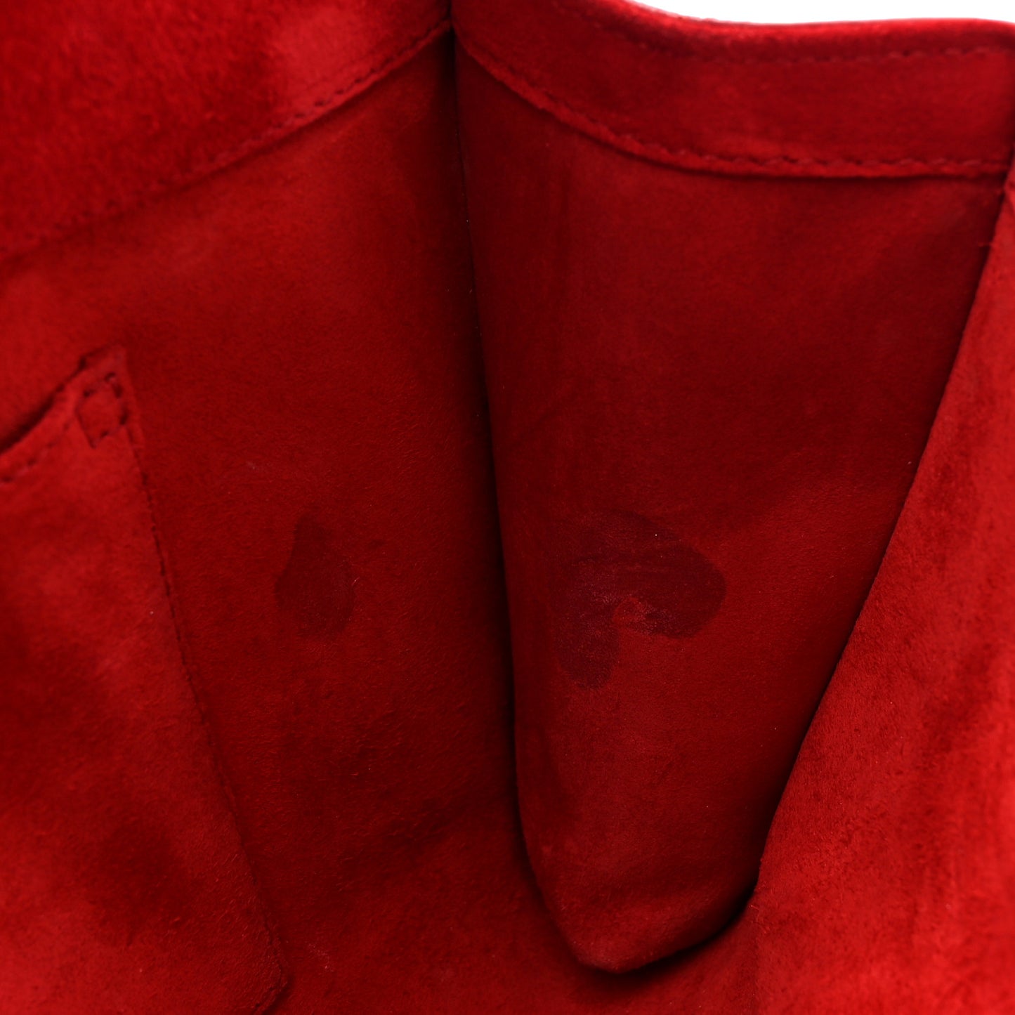 Calfskin Classic Y Ligne Clutch Red