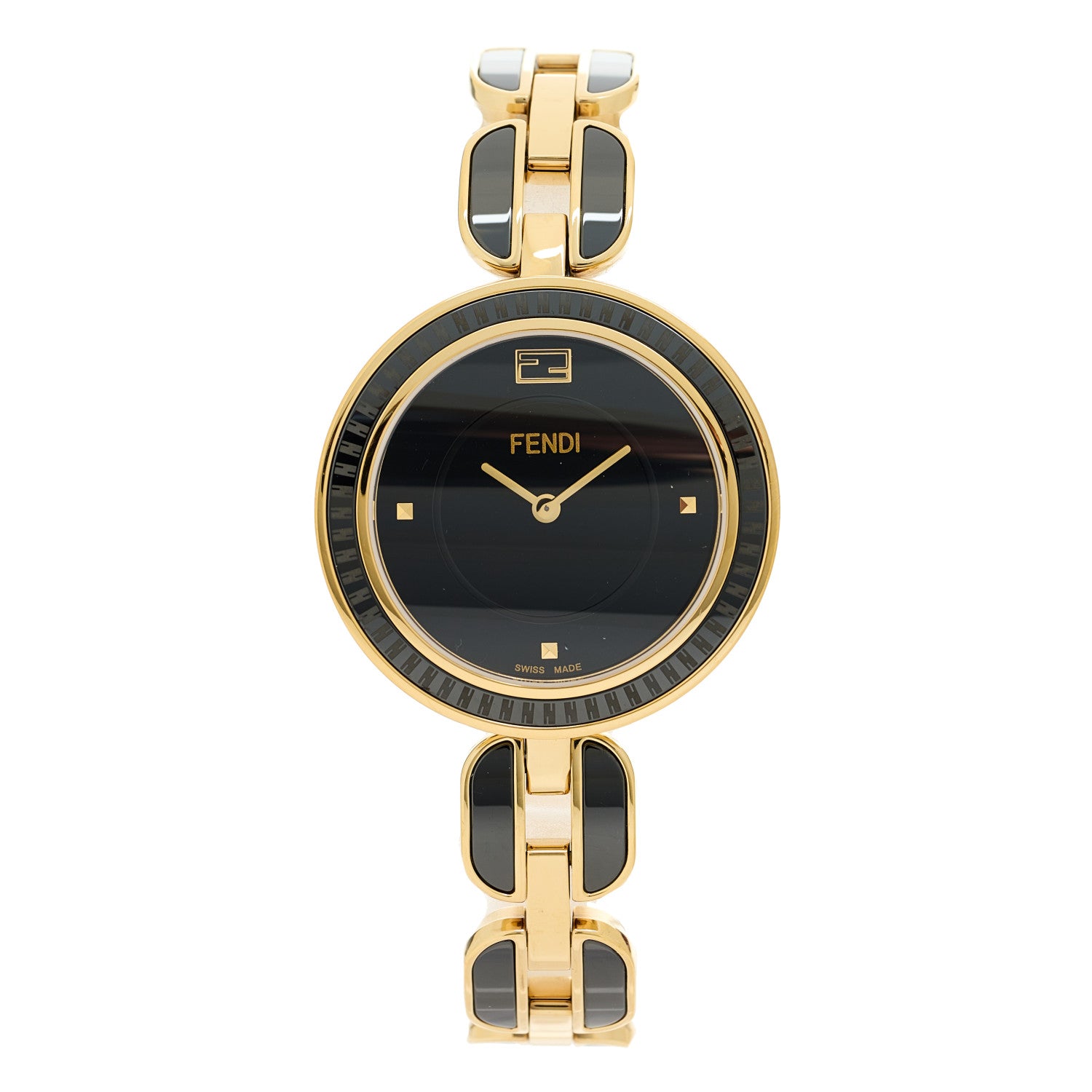 Fendi Stainless Steel 36mm My Way Quartz Watch Black 1 of 4