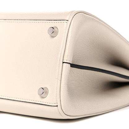 Gucci Grainy Calfskin Small Zumi Top Handle Bag Mystic White 10 of 10
