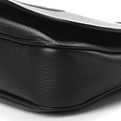 Gucci Pebbled Calfskin Medium Soho Flap Crossbody Black 11 of 12
