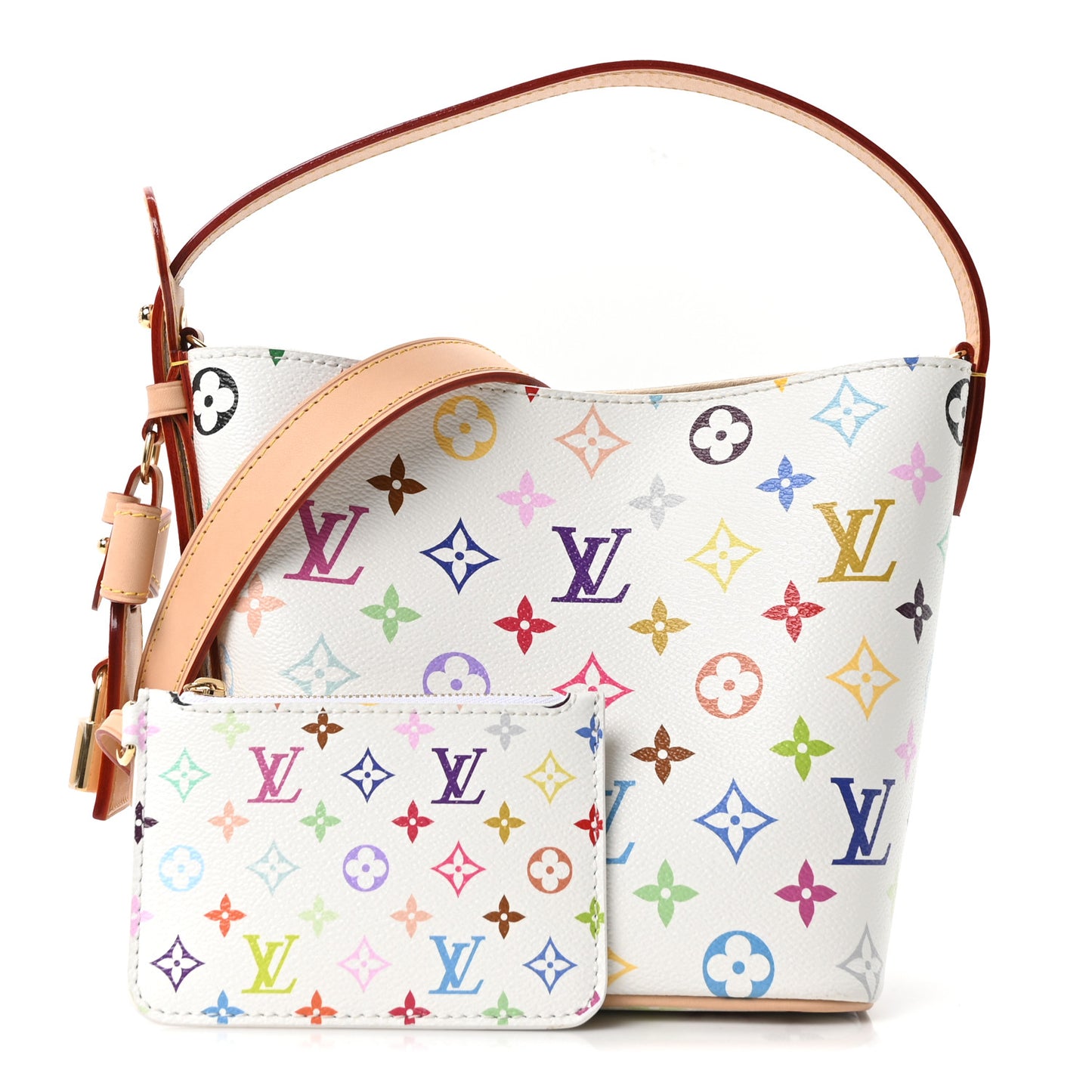 LV X TM Monogram Multicolor All In BB White