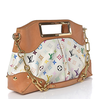 Louis Vuitton Monogram Multicolor Judy MM White 3 of 17