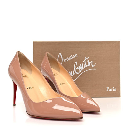 Christian Louboutin Patent Corneille 85 Pumps 38 Nude 8 of 8