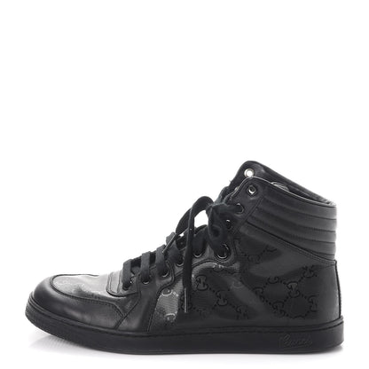Gucci Imprime Mens Coda High Top Sneakers 7 Black 1 of 12