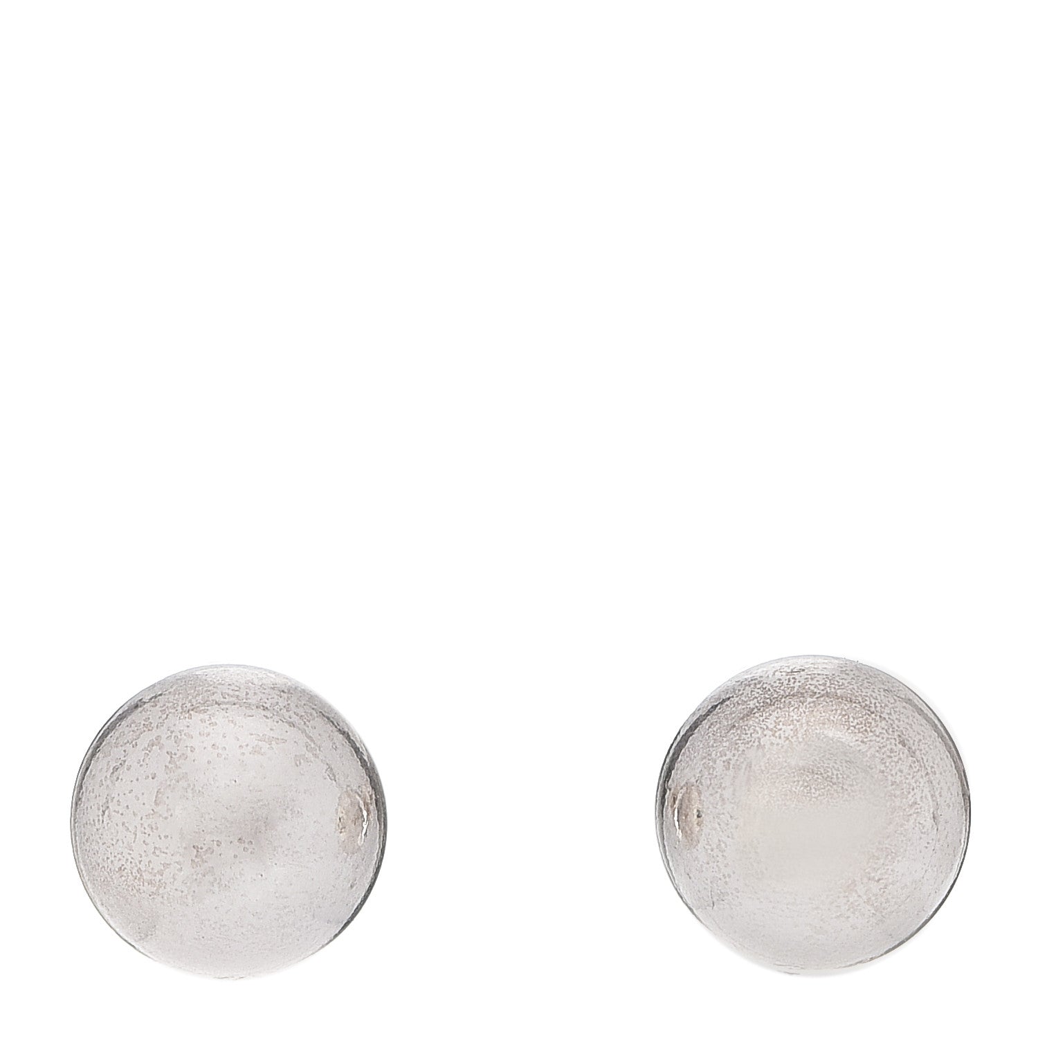 Tiffany Sterling Silver 10mm HardWear Ball Earrings 1 of 4