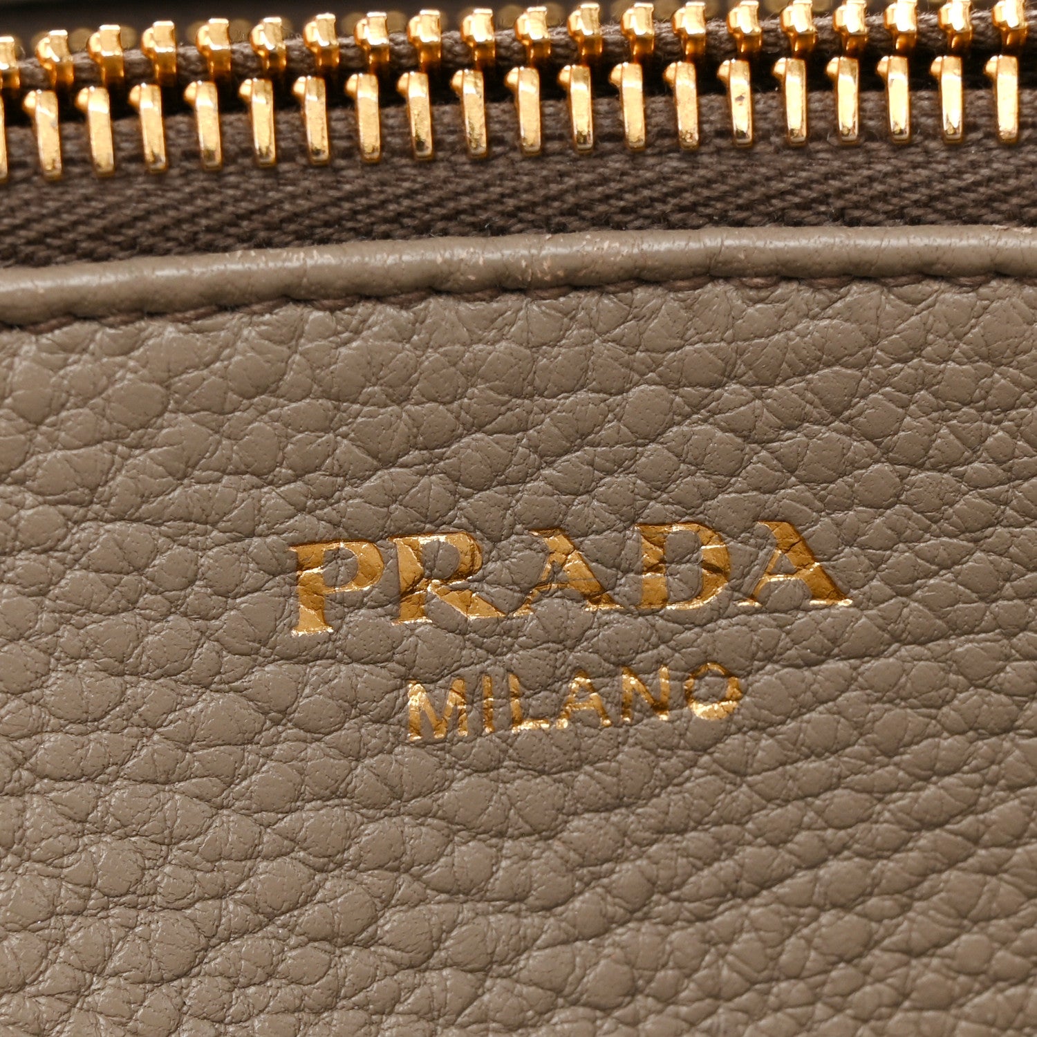 Prada Vitello Daino Tote Argilla 6 of 13