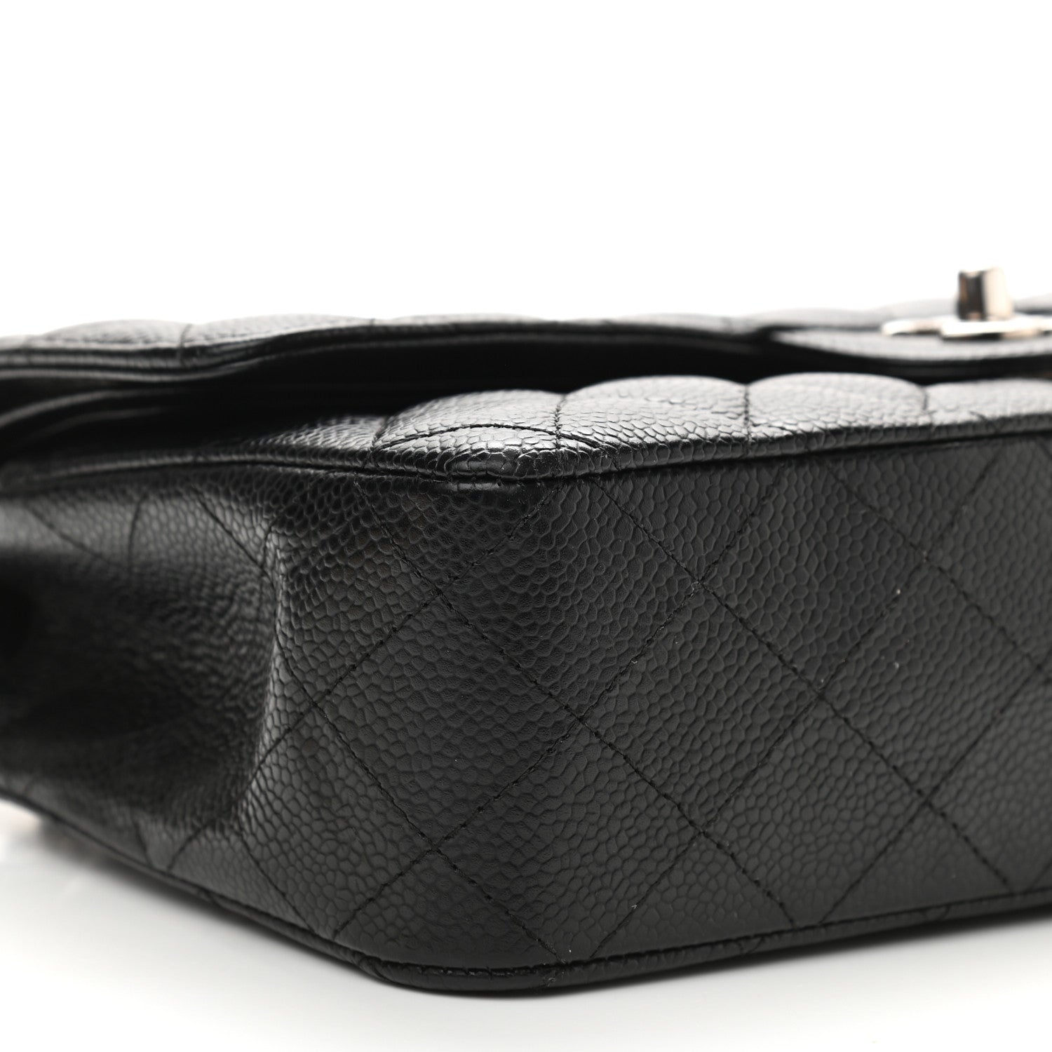 Chanel Caviar Quilted Medium Double Flap Black 9 of 11