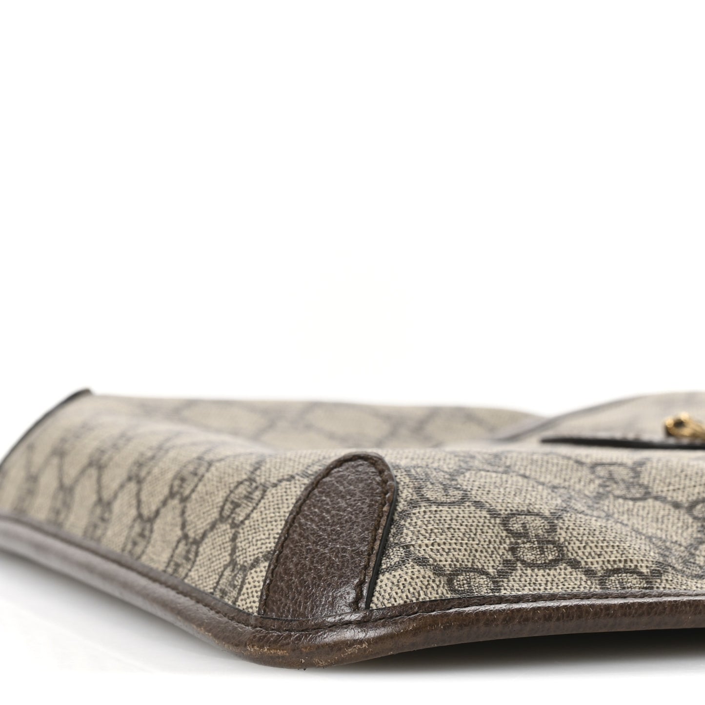 GG Supreme Monogram Web Medium Neo Vintage Flap Messenger Bag Beige New Acero