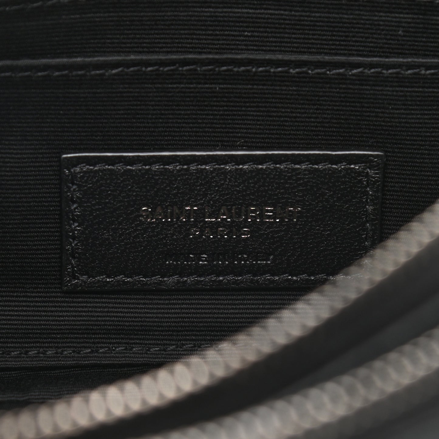 Grained Lambskin Quilted Mini Becky Double Zip Bag Black