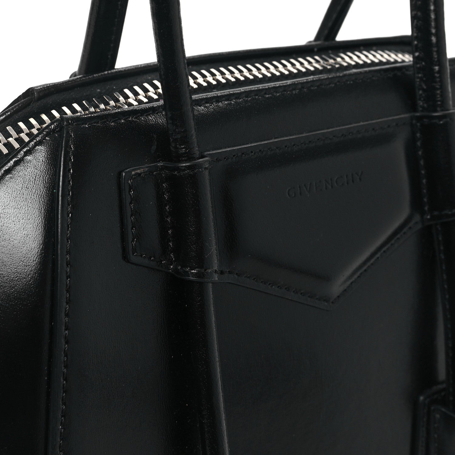 Givenchy Box Calfskin Mini Lock Antigona Shoulder Bag Black 11 of 11