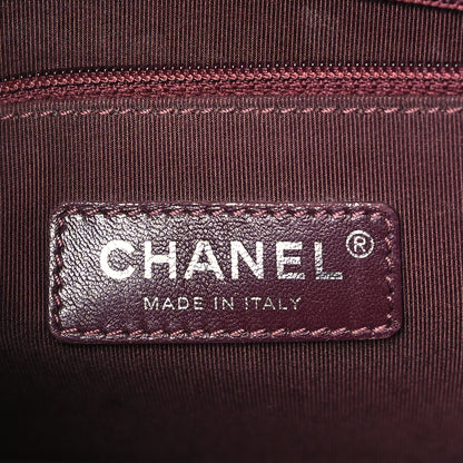 Chanel Goatskin Quilted Small CC University Top Handle Flap Blue 6 of 9