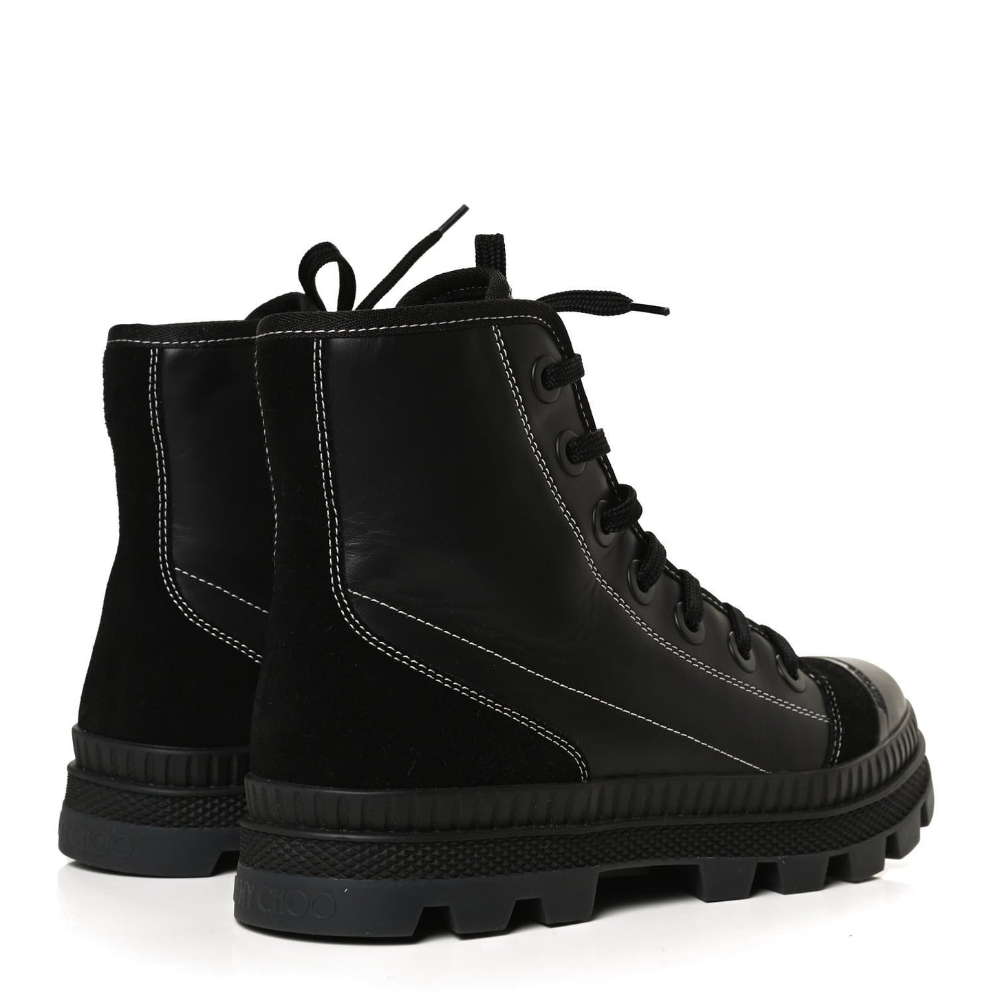 Nappa Crosta Suede Nord Combat Boots 40 Black