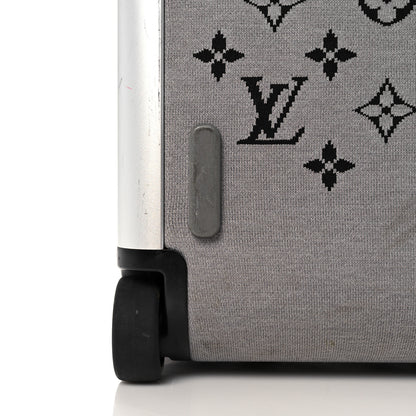 Louis Vuitton Knit Monogram Horizon Soft Duffle 55 Grey 14 of 16