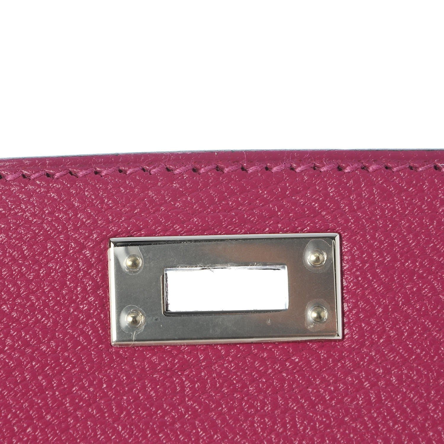 Hermes Chevre Mysore Mini Kelly Sellier 20 Rose Pourpre 15 of 27