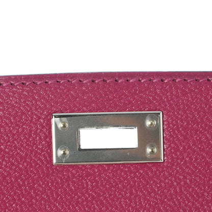 Hermes Chevre Mysore Mini Kelly Sellier 20 Rose Pourpre 15 of 27