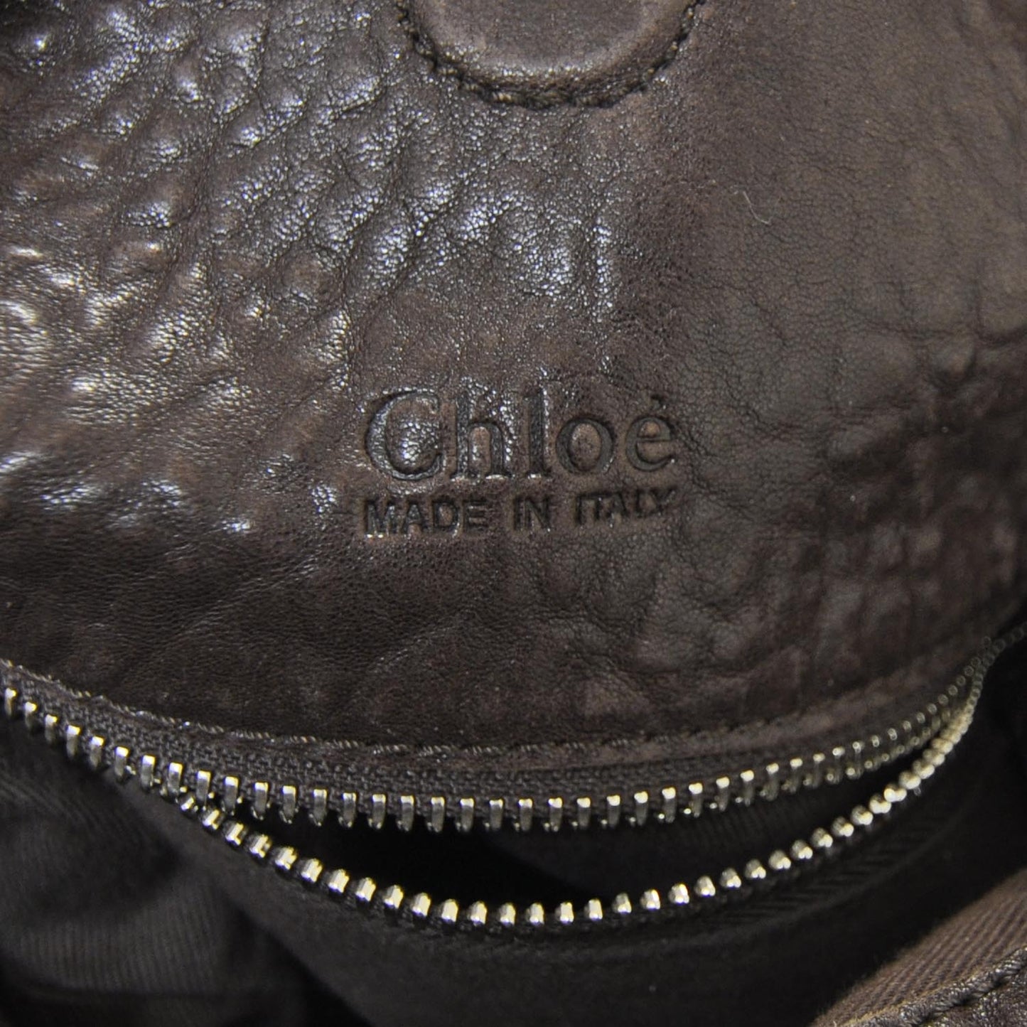 Leather Elvire Hobo Moka