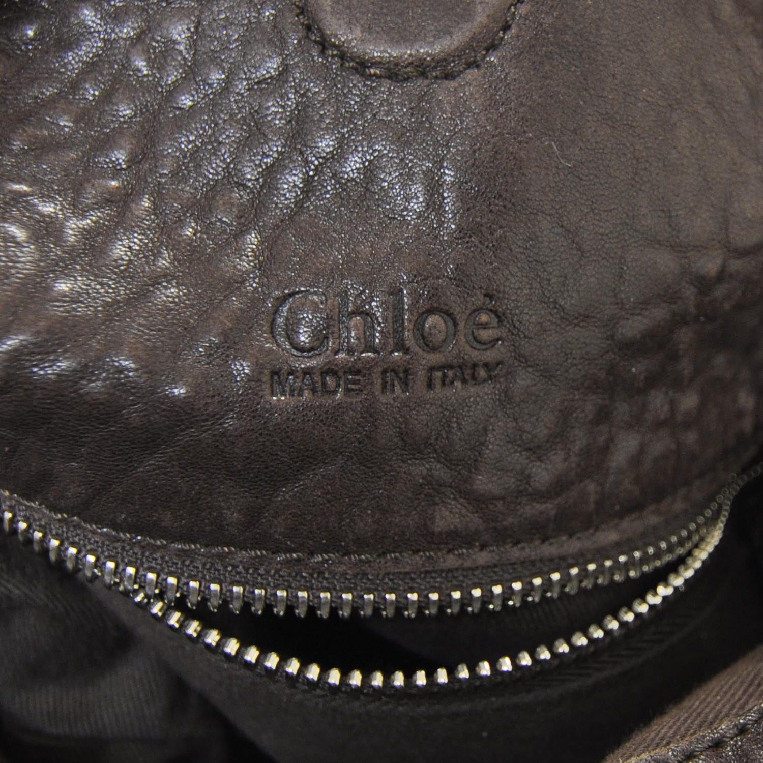 Chloe Leather Elvire Hobo Moka 8 of 9
