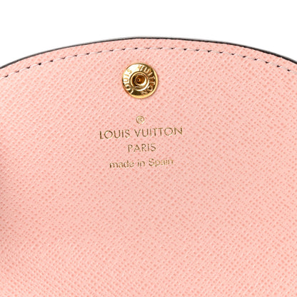 Louis Vuitton Damier Ebene Rosalie Coin Purse Rose Ballerine 6 of 6