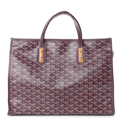 Goyard Goyardine Marquises Tote Burgundy 1 of 11