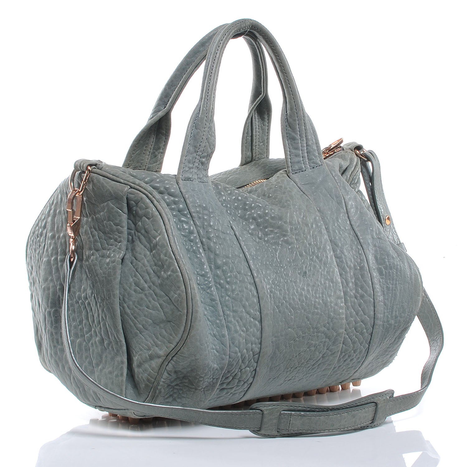 Alexander Wang Leather Rocco Satchel Grey 3 of 7