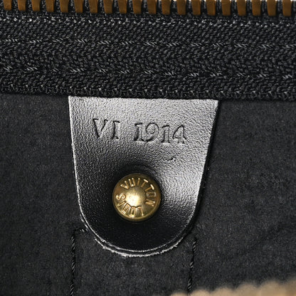 Louis Vuitton Epi Keepall 45 Black 5 of 10