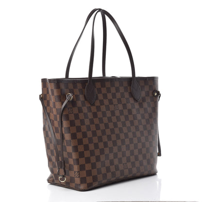 Louis Vuitton Damier Ebene Neo Neverfull MM Rose Ballerine 4 of 17