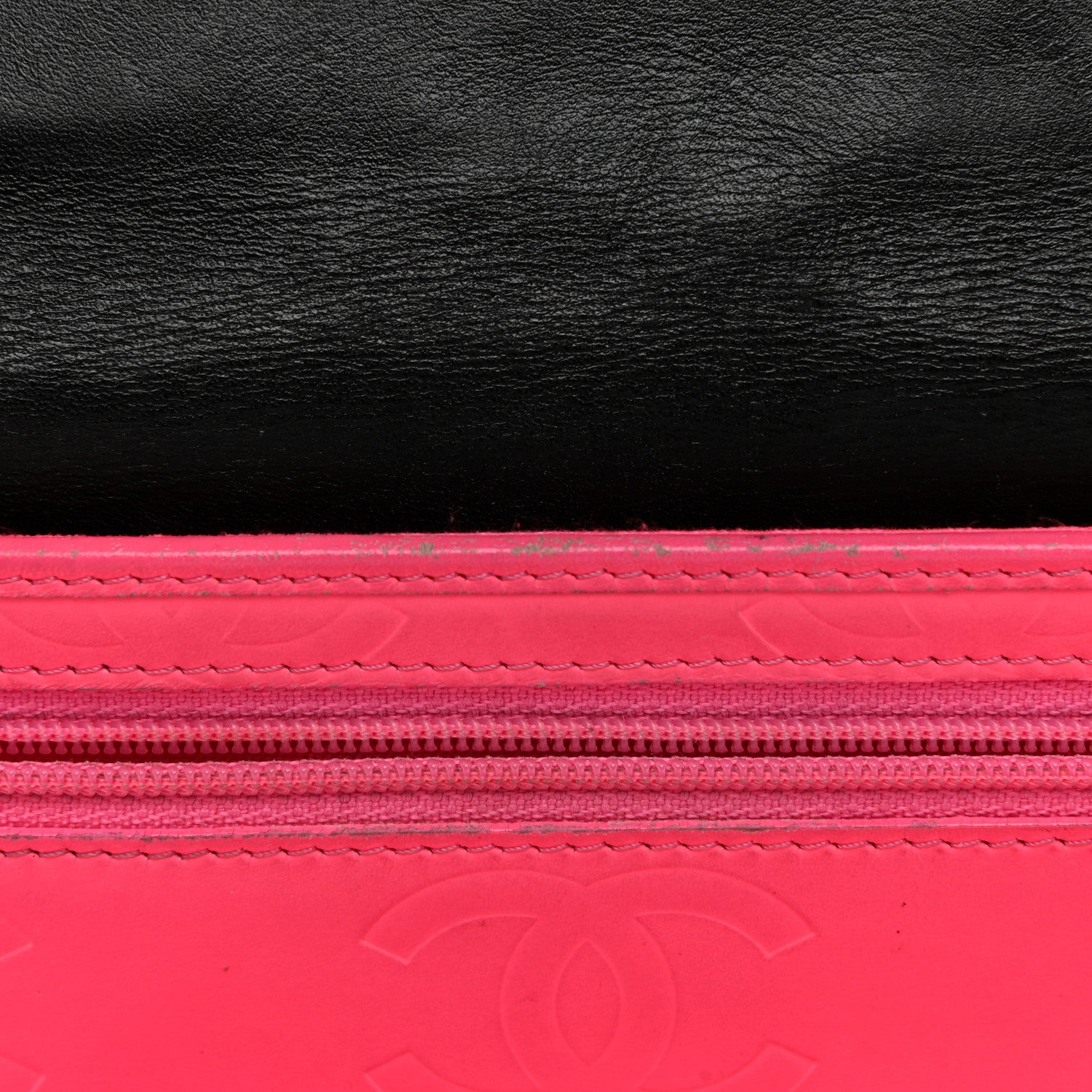 Chanel Calfskin Quilted Cambon Flap Wallet Black 12 of 13