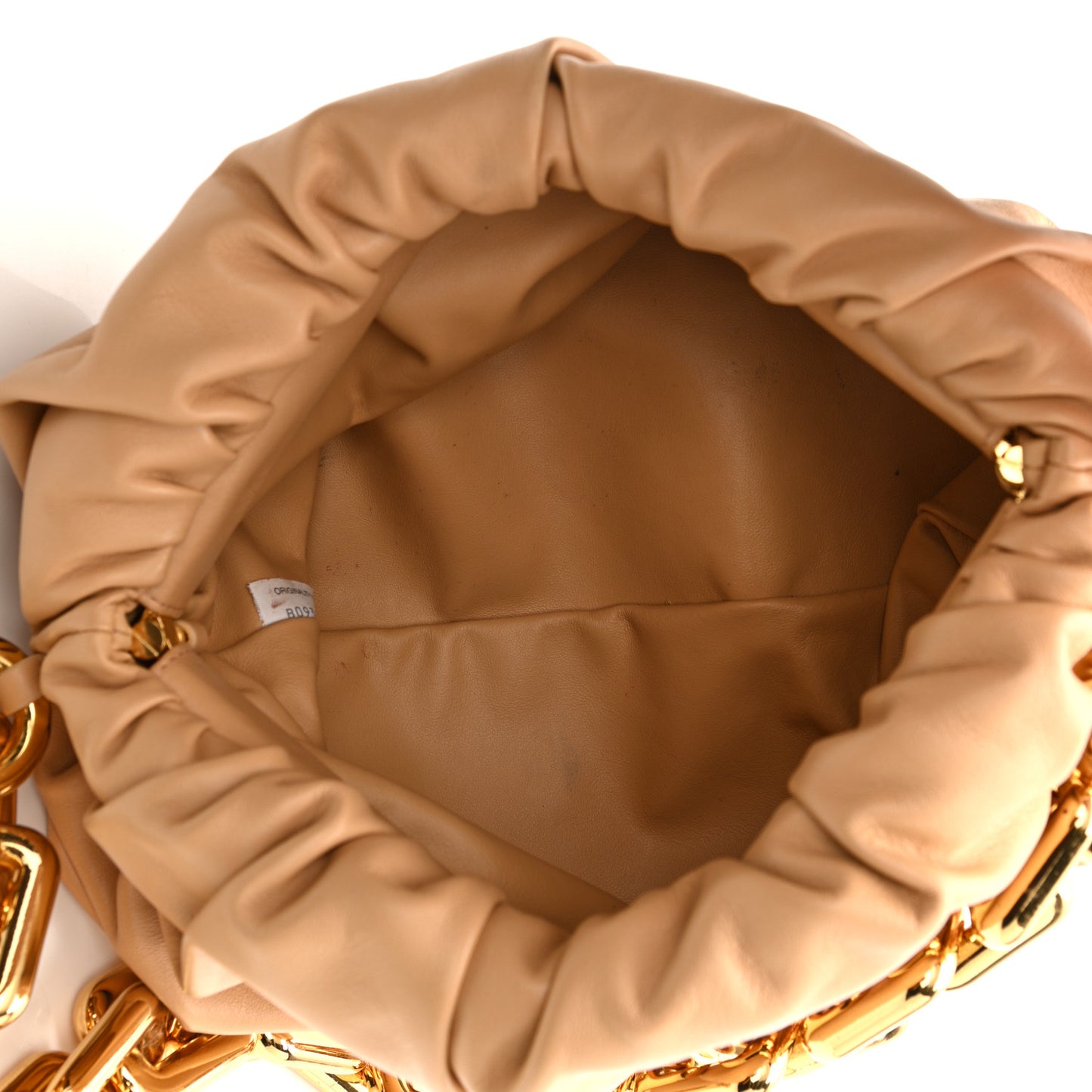 Calfskin The Pouch Chain Almond