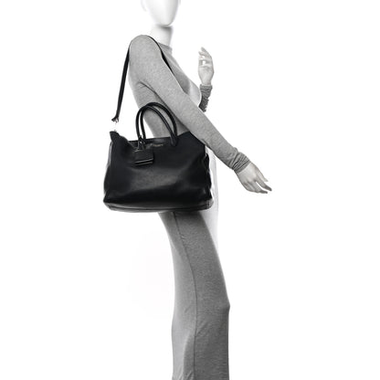 Prada City Calf Tote Black 2 of 16