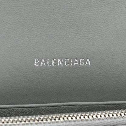 Balenciaga Sparkling Fabric XS Hourglass Wallet On Chain Silver 7 of 14