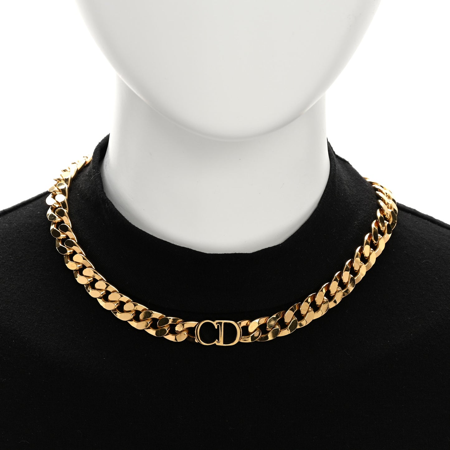 Metal Danseuse Etoile Chain Choker Necklace Gold