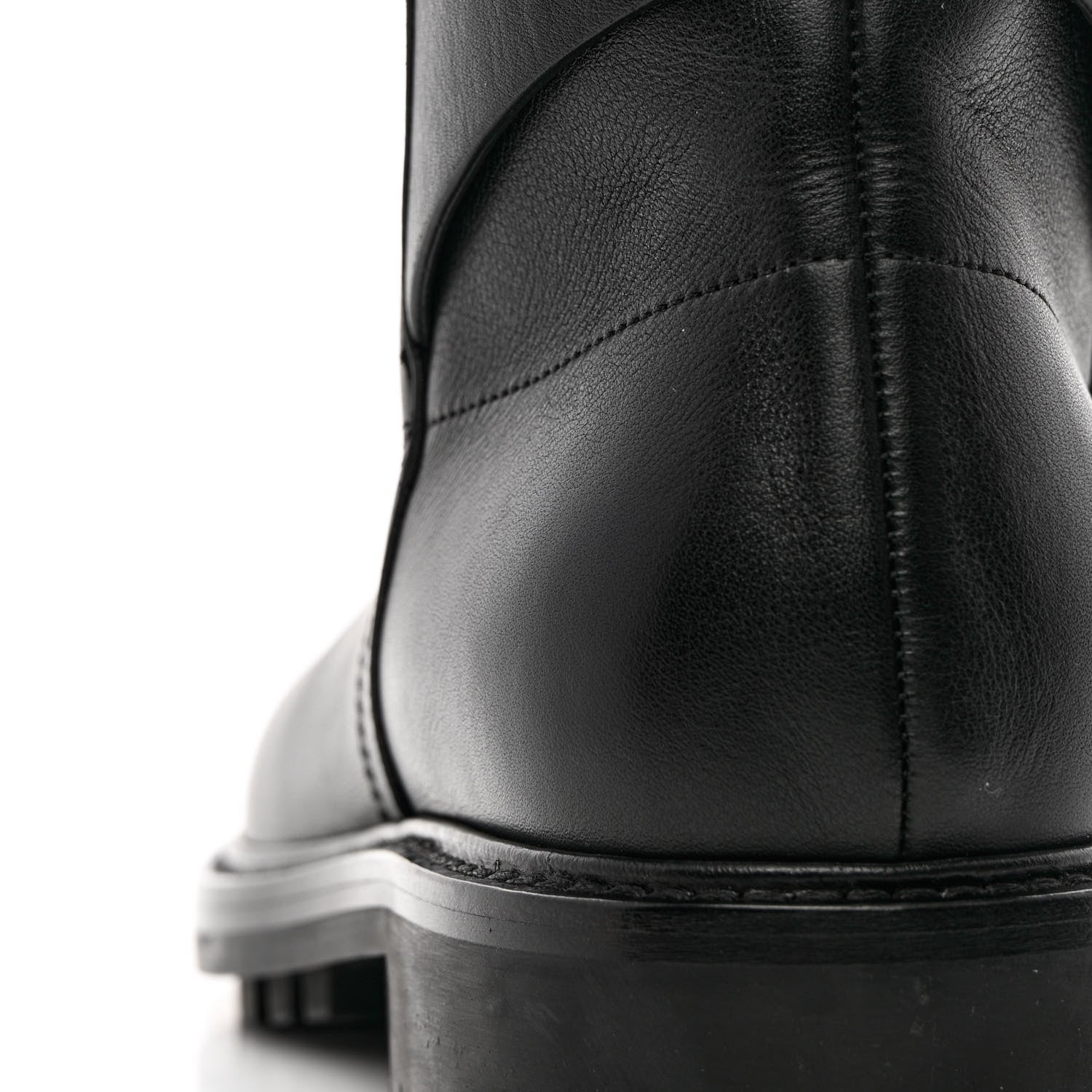 Christian Dior Calfskin Empreinte Ankle Boot 38 Black 12 of 13