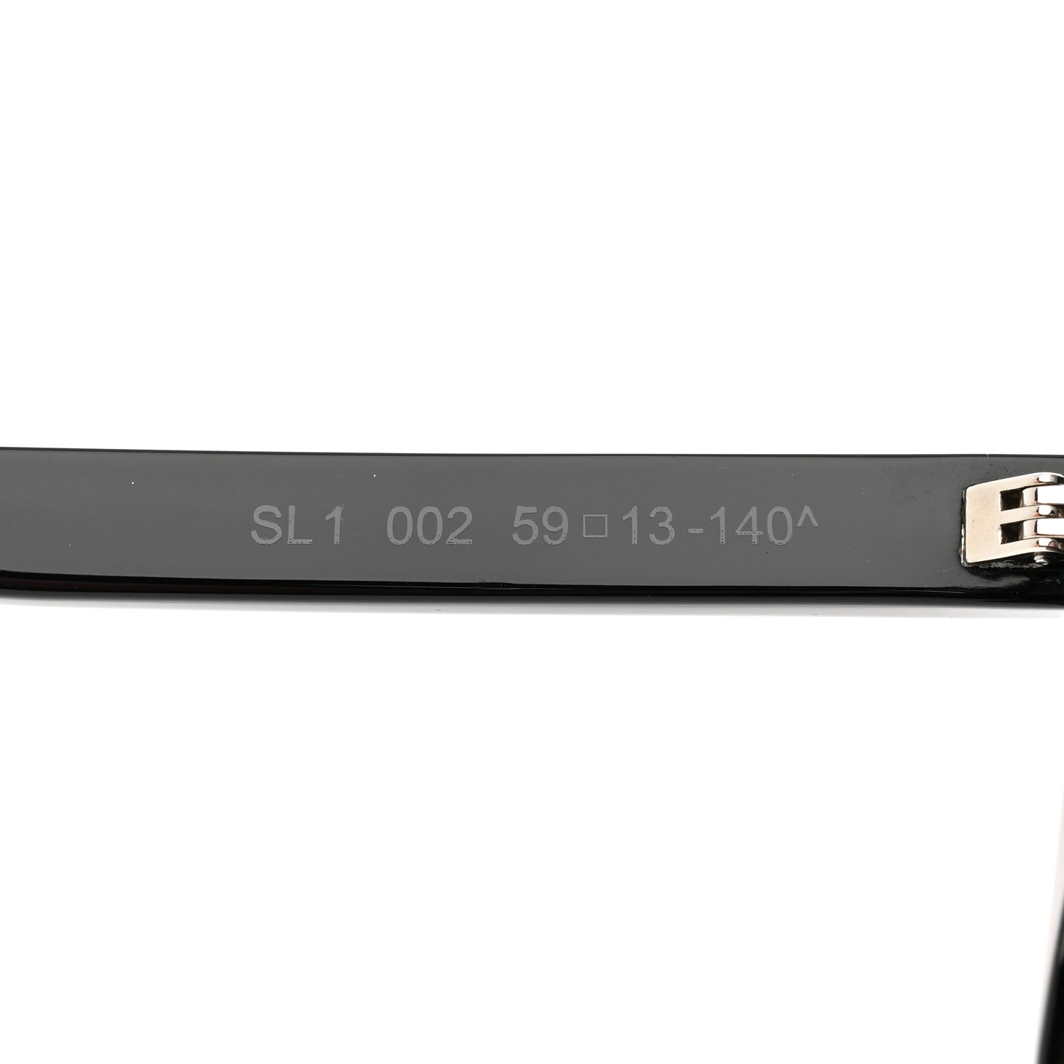 Saint Laurent Acetate Flat Top Sunglasses SL1 Black 5 of 8