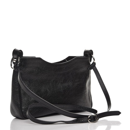 Balenciaga Chevre Silver Metallic Edge Hardware Hip Black 3 of 7