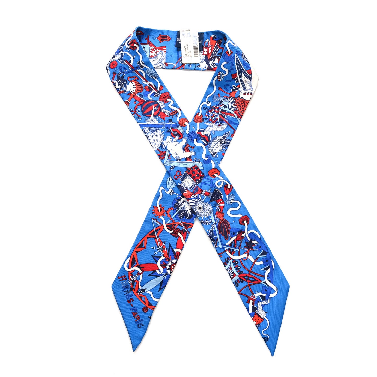 Silk La Folle Parade Twilly Bleu Gitane Rouge