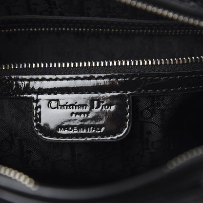 Christian Dior Patent Cannage Large Lady Dior Black 7 of 11
