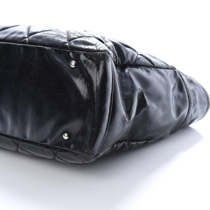 Chanel Vinyl Quilted Large Paris Biarritz Tote Black 11 of 11