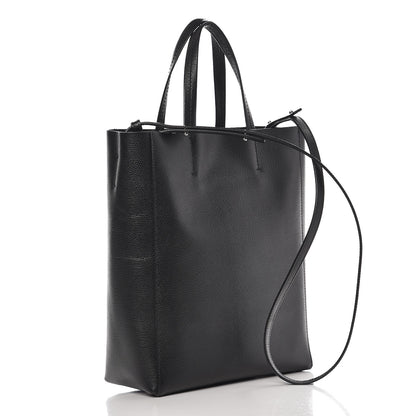 Celine Grained Calfskin Small Vertical Cabas Black 3 of 8