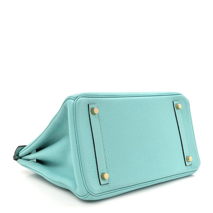 Hermes Togo BIRKIN 30 Bleu Atoll 4 of 15