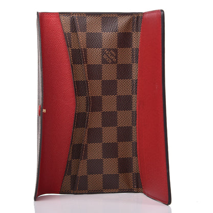 Louis Vuitton Damier Ebene Josephine Wallet Red 7 of 9