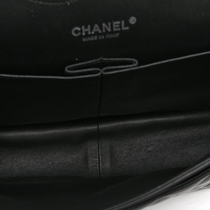 Chanel Lambskin Quilted Jumbo Double Flap So Black 5 of 10