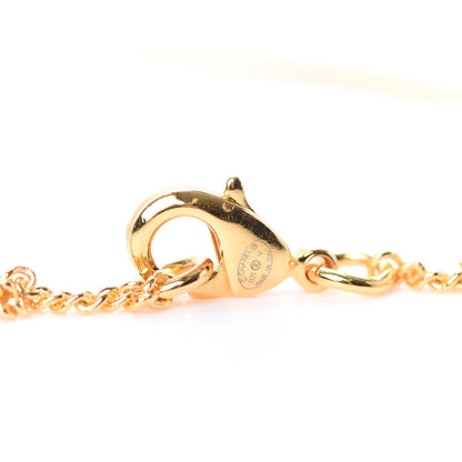 Chanel Metal CC Paris Button Necklace Gold 4 of 5