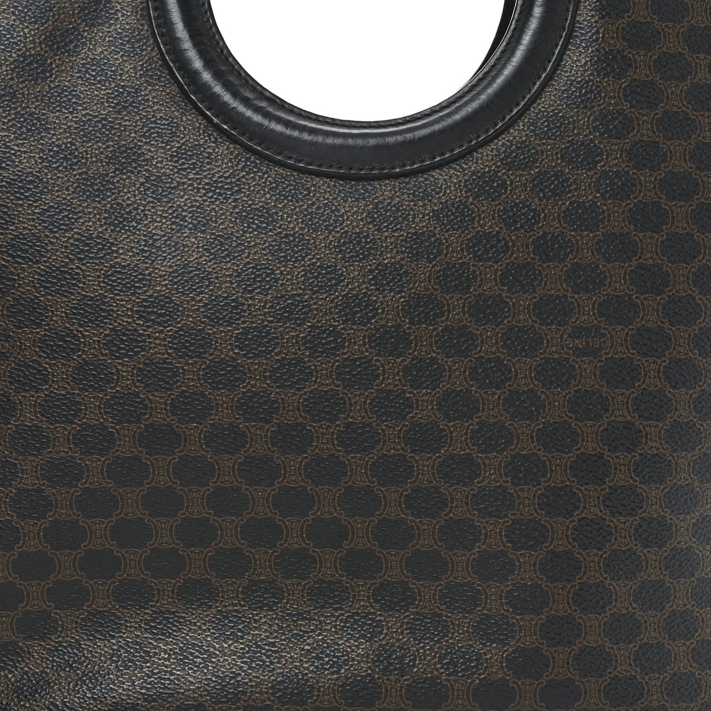 Canvas Calfskin Macadam Handbag