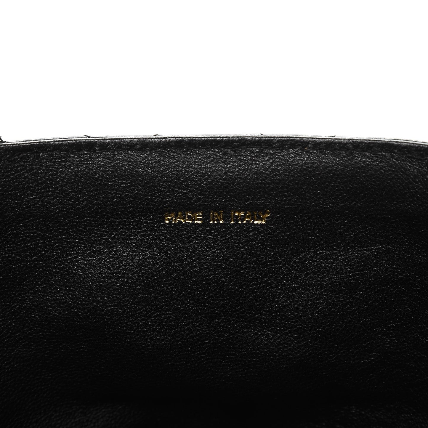 Lambskin Quilted Tassel Shoulder Bag Black