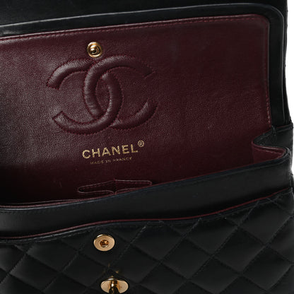 Chanel Lambskin Quilted Small Double Flap Navy 8 of 10
