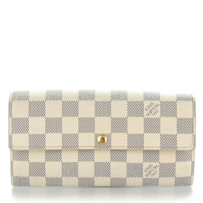 Louis Vuitton Damier Azur Sarah Wallet 1 of 9