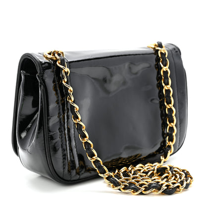 Chanel Patent Mini Flap Black 3 of 10